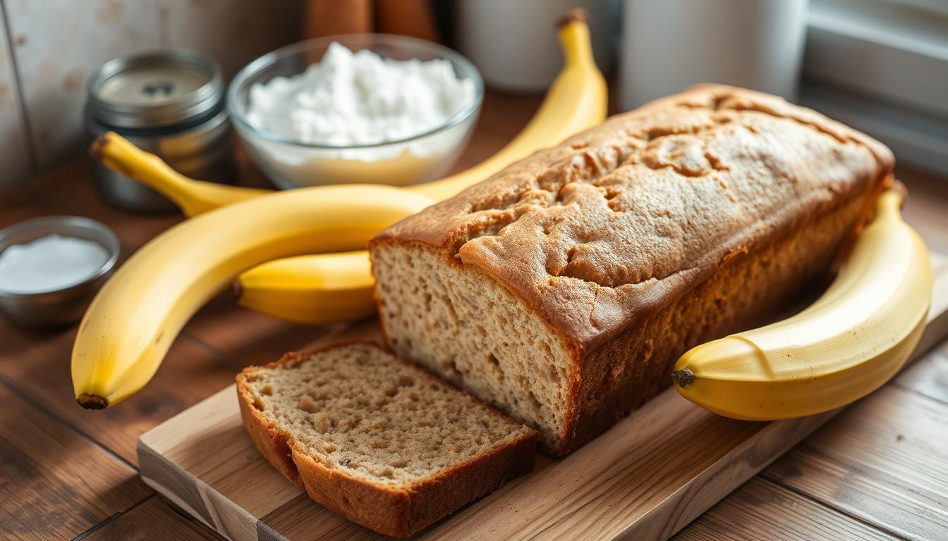 3 ingredient banana bread