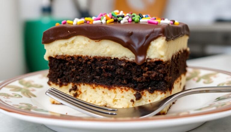 cake mix with brownie mix