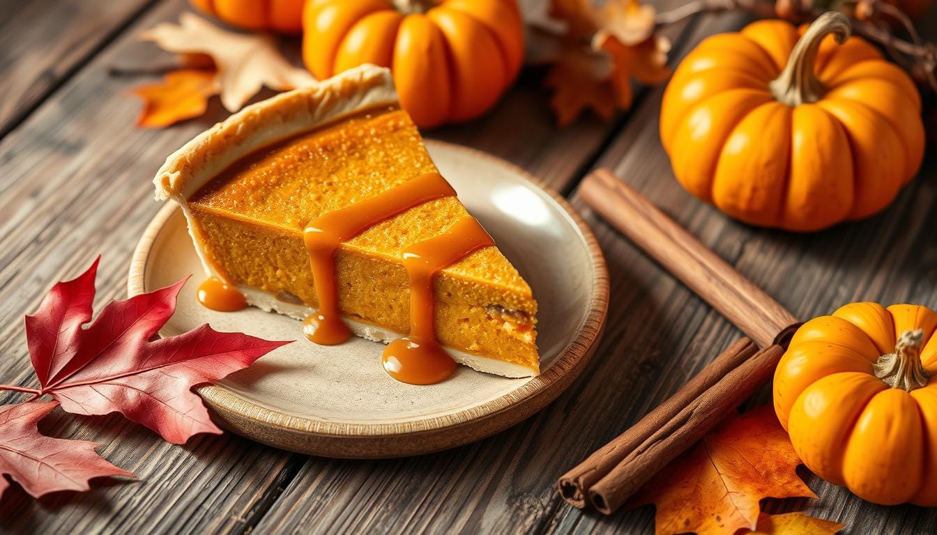 caramel pumpkin pie