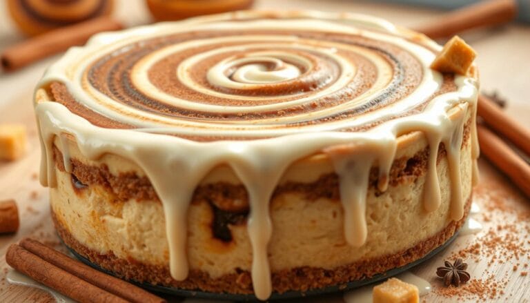 cinnamon roll cheesecake