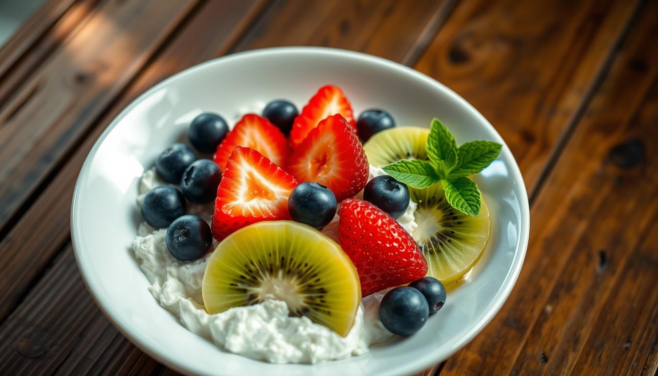 cottage cheese and fruit
