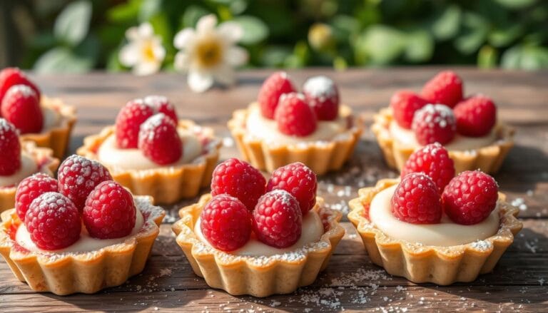 mini raspberry tarts