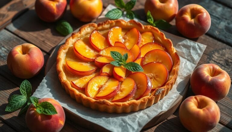 peach tart