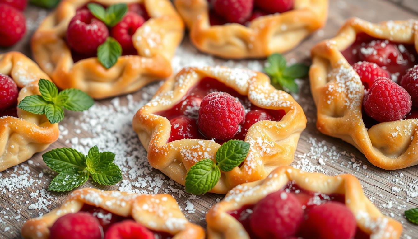 raspberry galettes