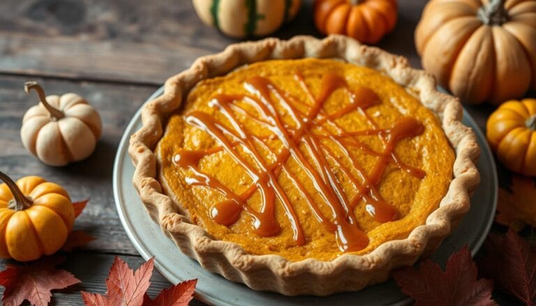 salted caramel pumpkin pie