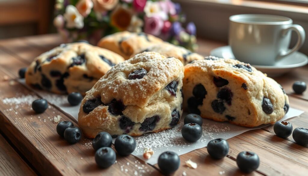 Almond Flour Blueberry Scones