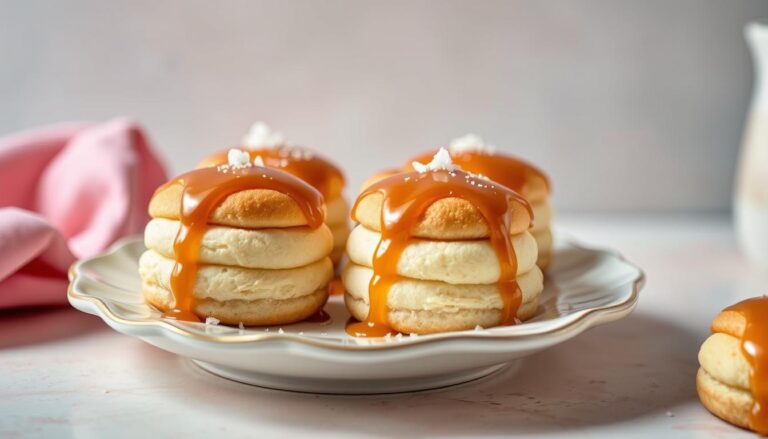 Salted Caramel Choux Buns