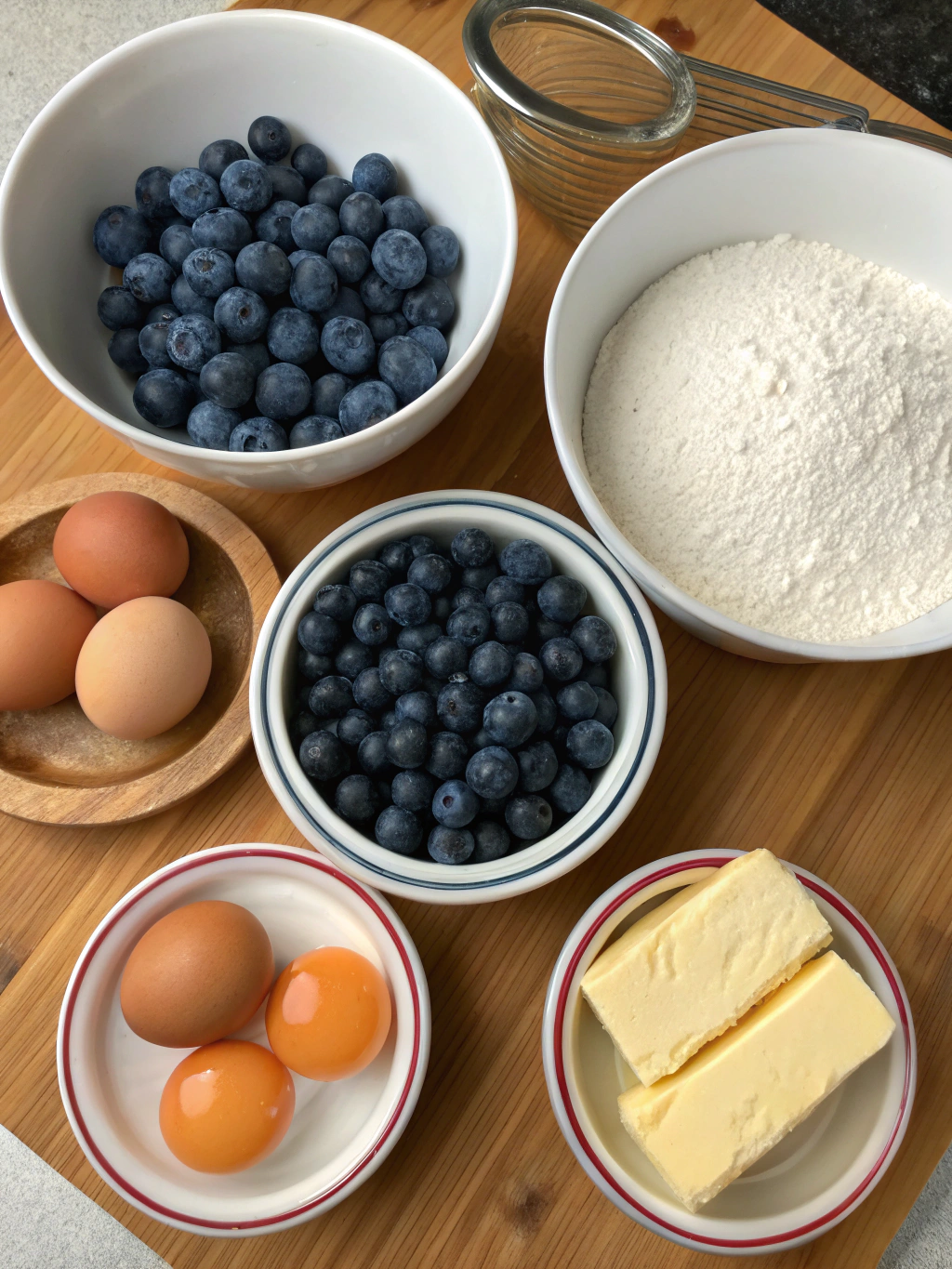 Blueberry Bundt Cake Ingredients