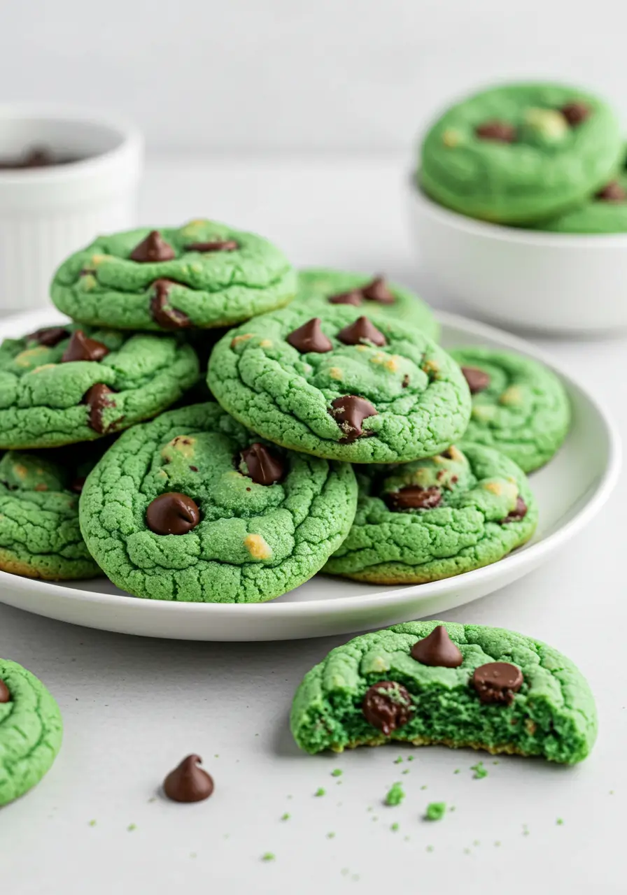 recipe for mint chocolate pudding cookies